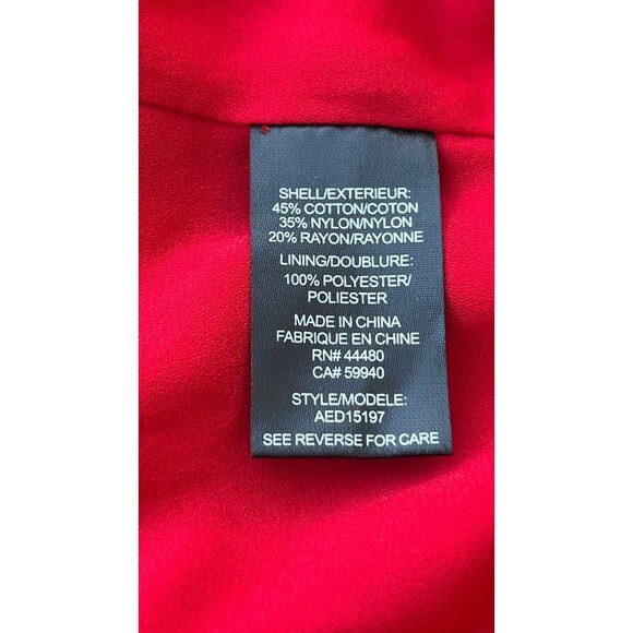 AFRM Women’s Ingrid Red Lace Ruffle Midi Dress Plunge V-Neck Size XS - Picture 7 of 16